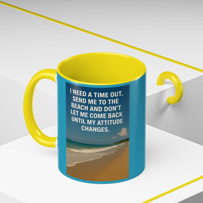 Time Out 2-Tone Coffee Mug
