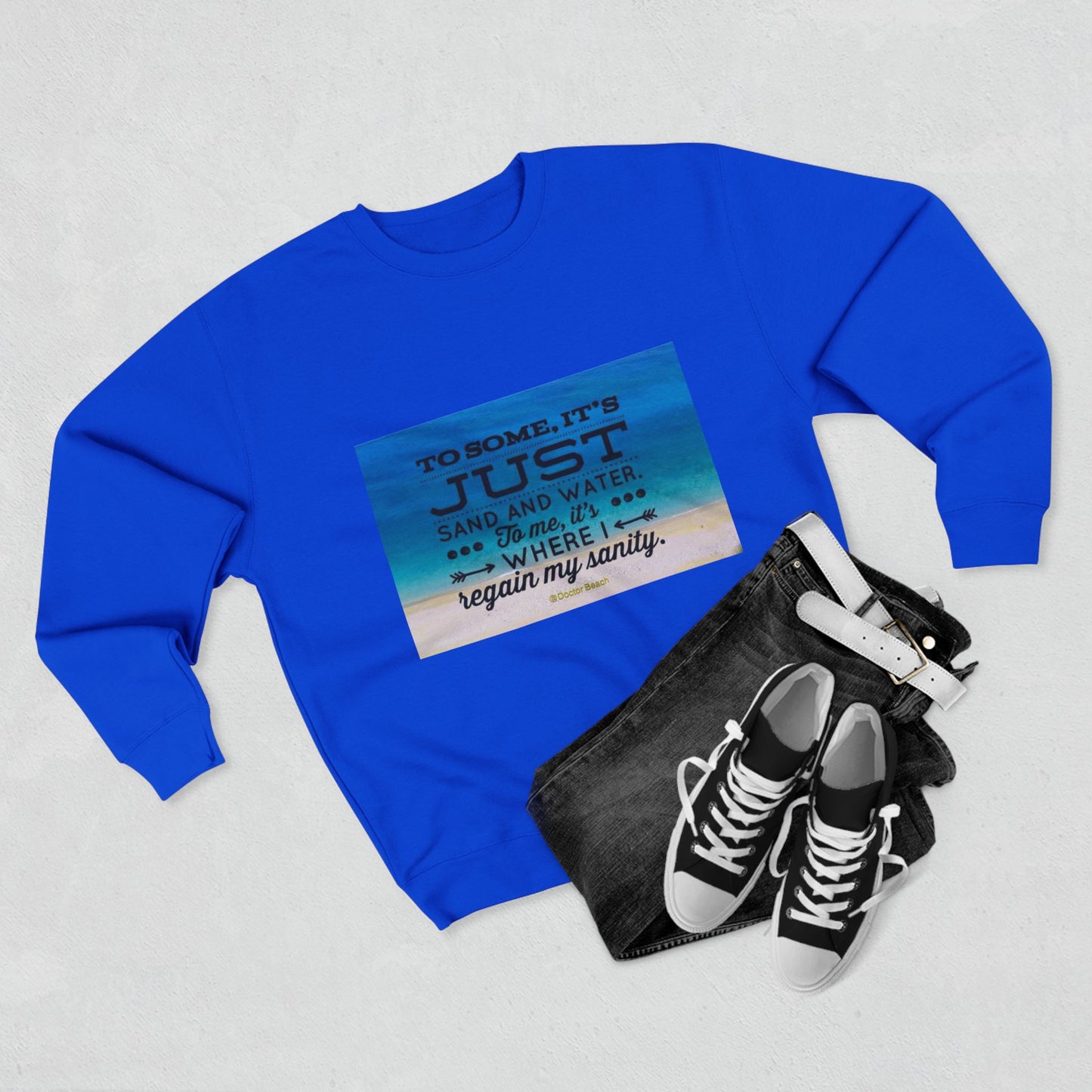 Dr. Beach Unisex Crewneck Sweatshirt