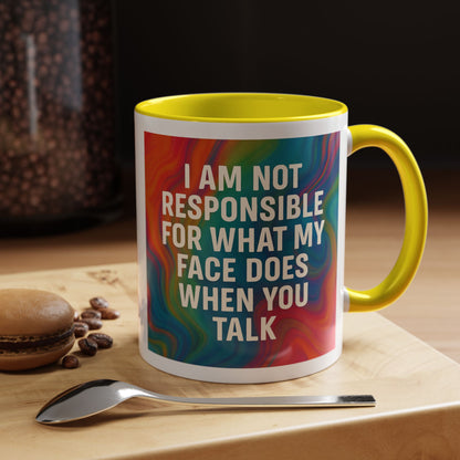 When You Talk 2-Tone Coffee Mug