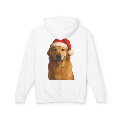 Santa Paws Golden Unisex Lightweight Hoodie