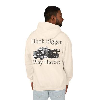 Hook Bigger Heavy Tow Truck Unisex Lightweight Hoodie