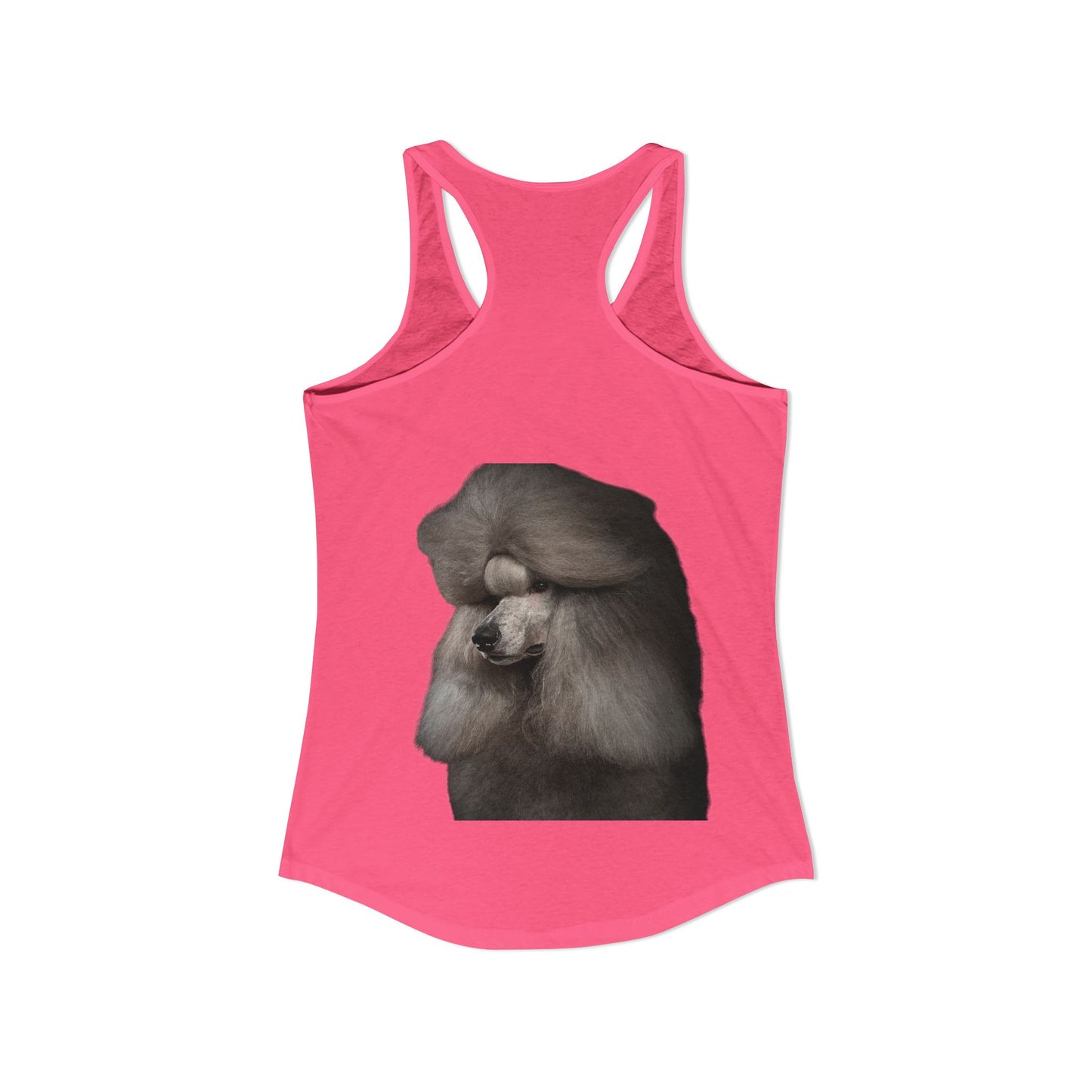 Poodle Head Women's Racerback Tank