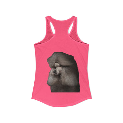 Poodle Head Women's Racerback Tank