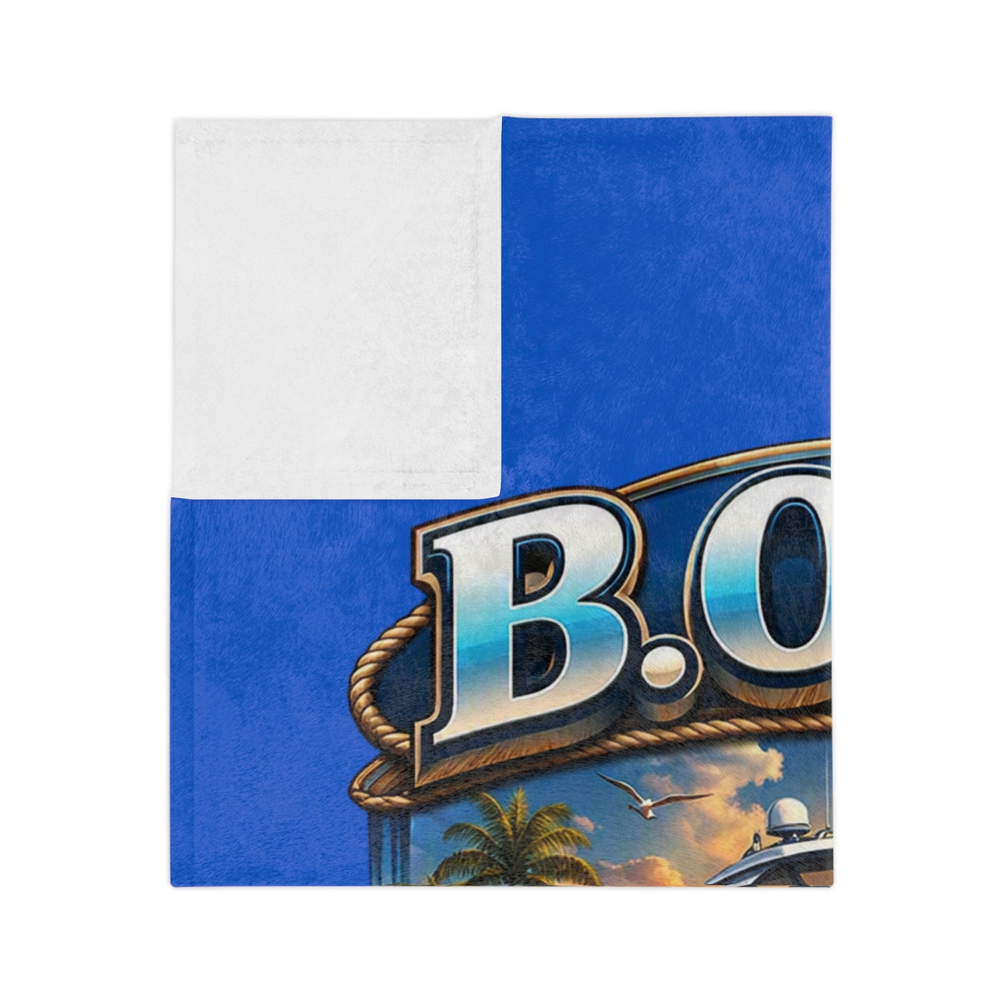 B.O.A.T. Velveteen Microfiber Blanket