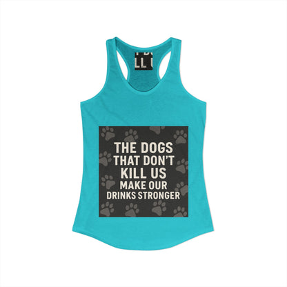 Drinks Stronger Women's Racerback Tank