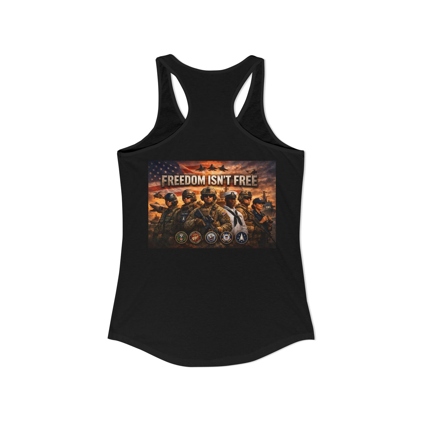 Freedom Isn't Free Women's Racerback Tank