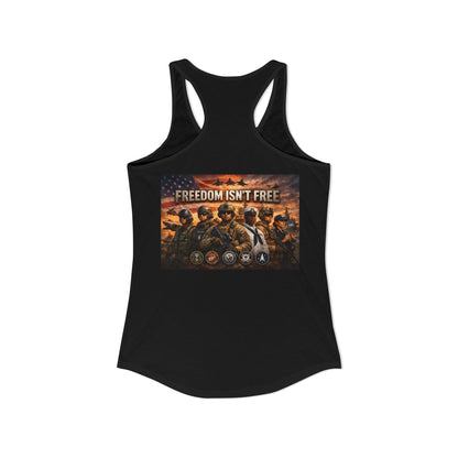 Freedom Isn't Free Women's Racerback Tank