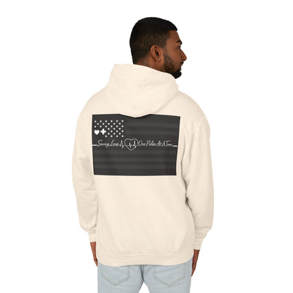Thin White Line Unisex Lightweight Hoodie