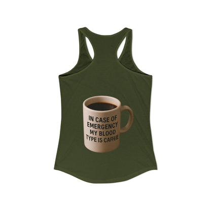 Blood Type Women's Racerback Tank