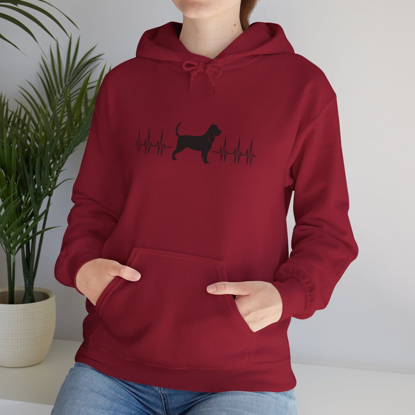 My Heart Beats For Bloodhounds Unisex Hoodie