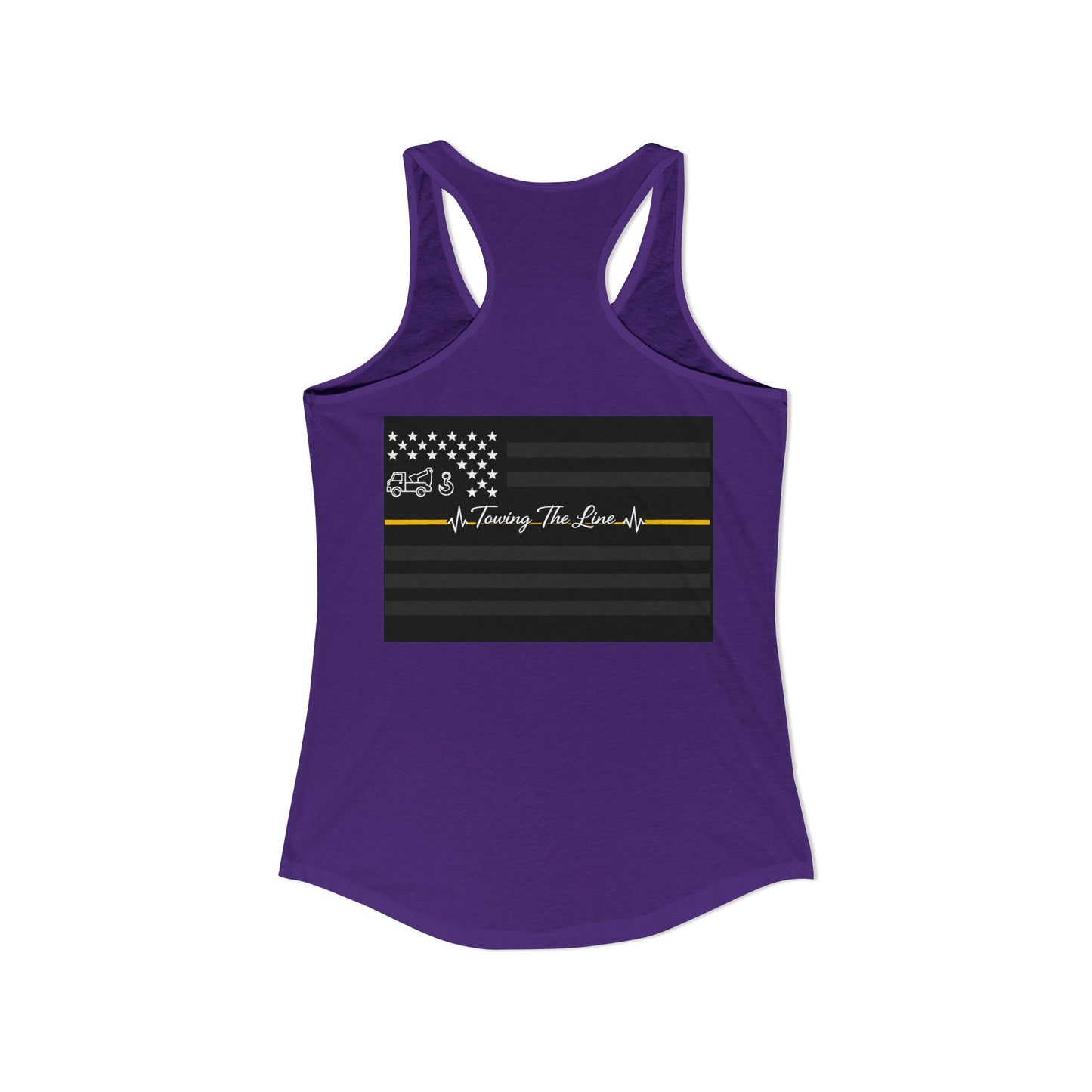 Thin Yellow Line Women's Racerback Tank