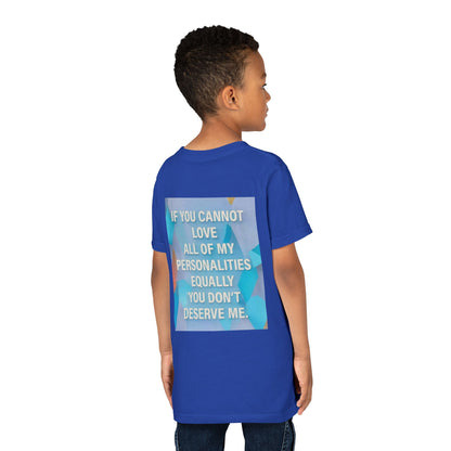 All Of My Personalities Youth Unisex Short Sleeve Crewneck Tee