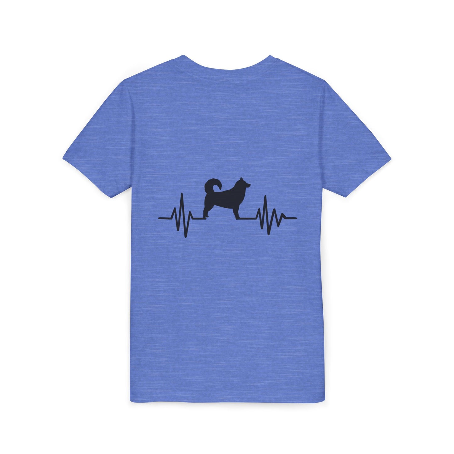 My Heart Beats For Malamutes Youth Unisex Short Sleeve Crewneck Tee
