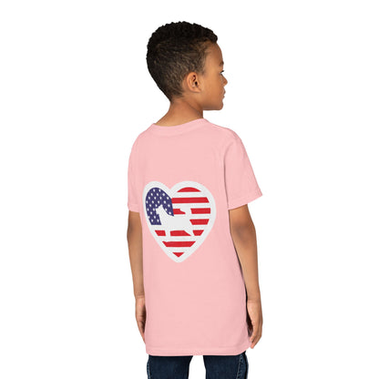 Malamute Flag Youth Unisex Short Sleeve Crewneck Tee