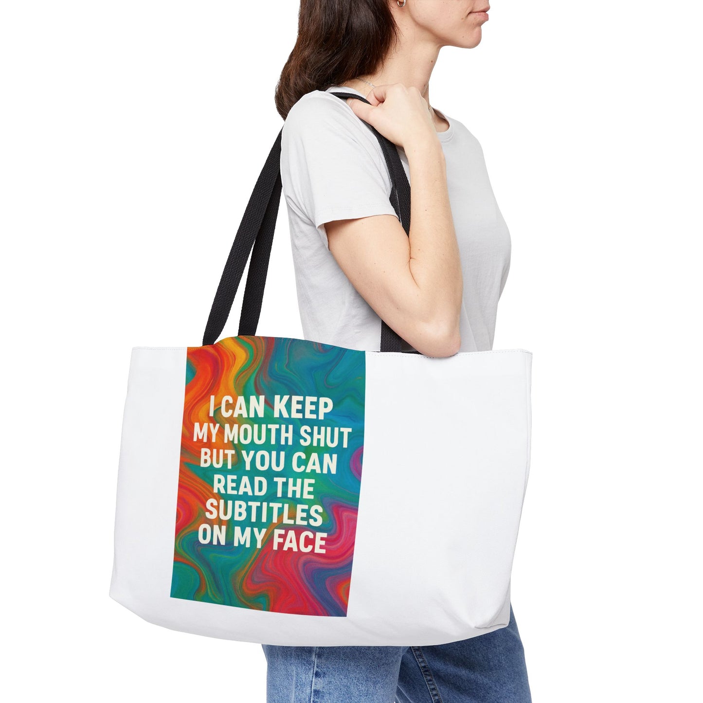Subtitles Weekender Tote Bag