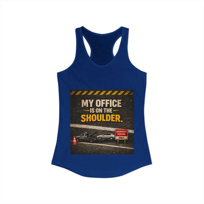 My Office Women's Racerback Tank