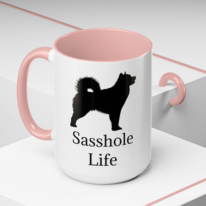 Sasshole Life 2-Tone Coffee Mug