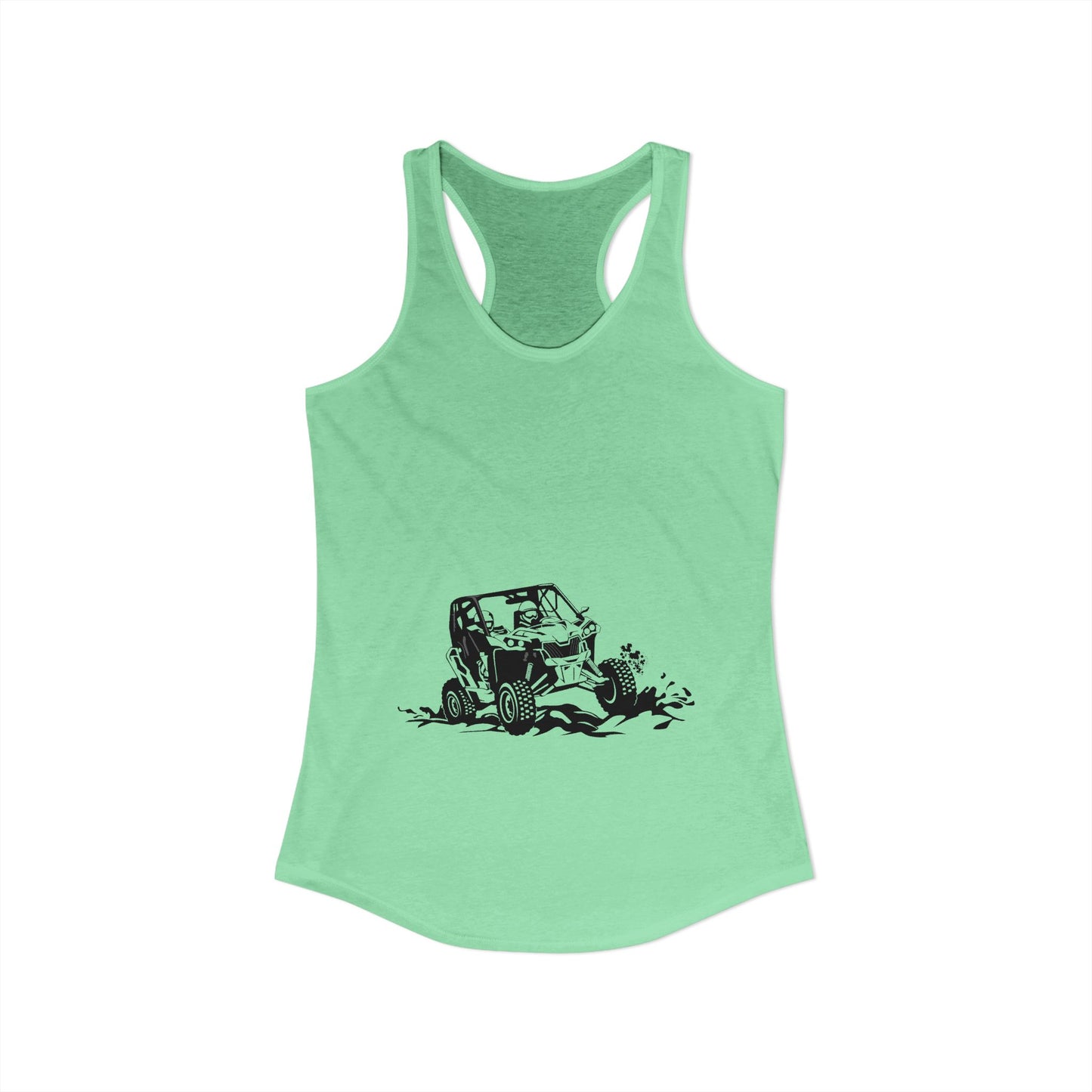 Slingin' Mud Side By Side Women's Racerback Tank