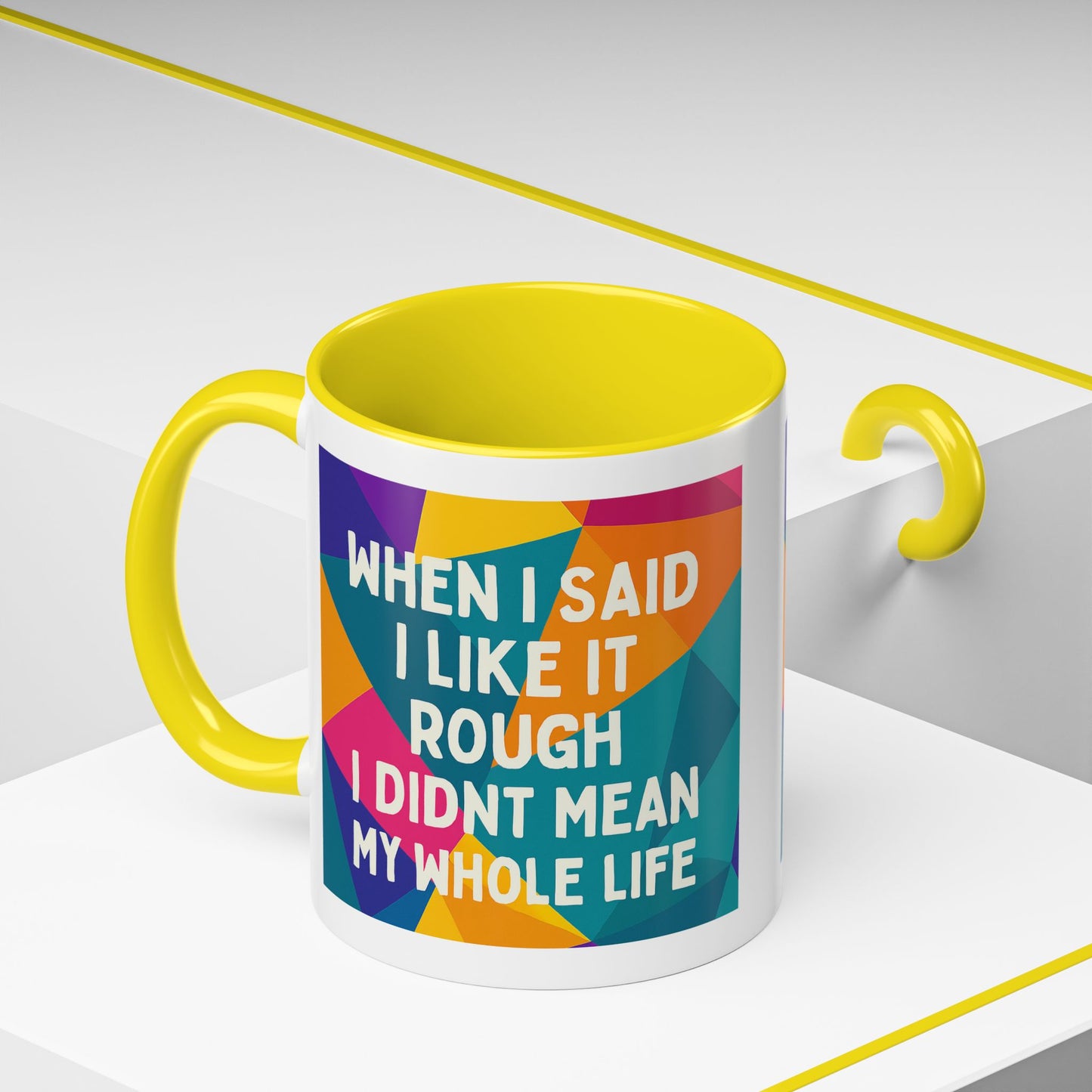 Like It Rough 2-Tone Coffee Mug