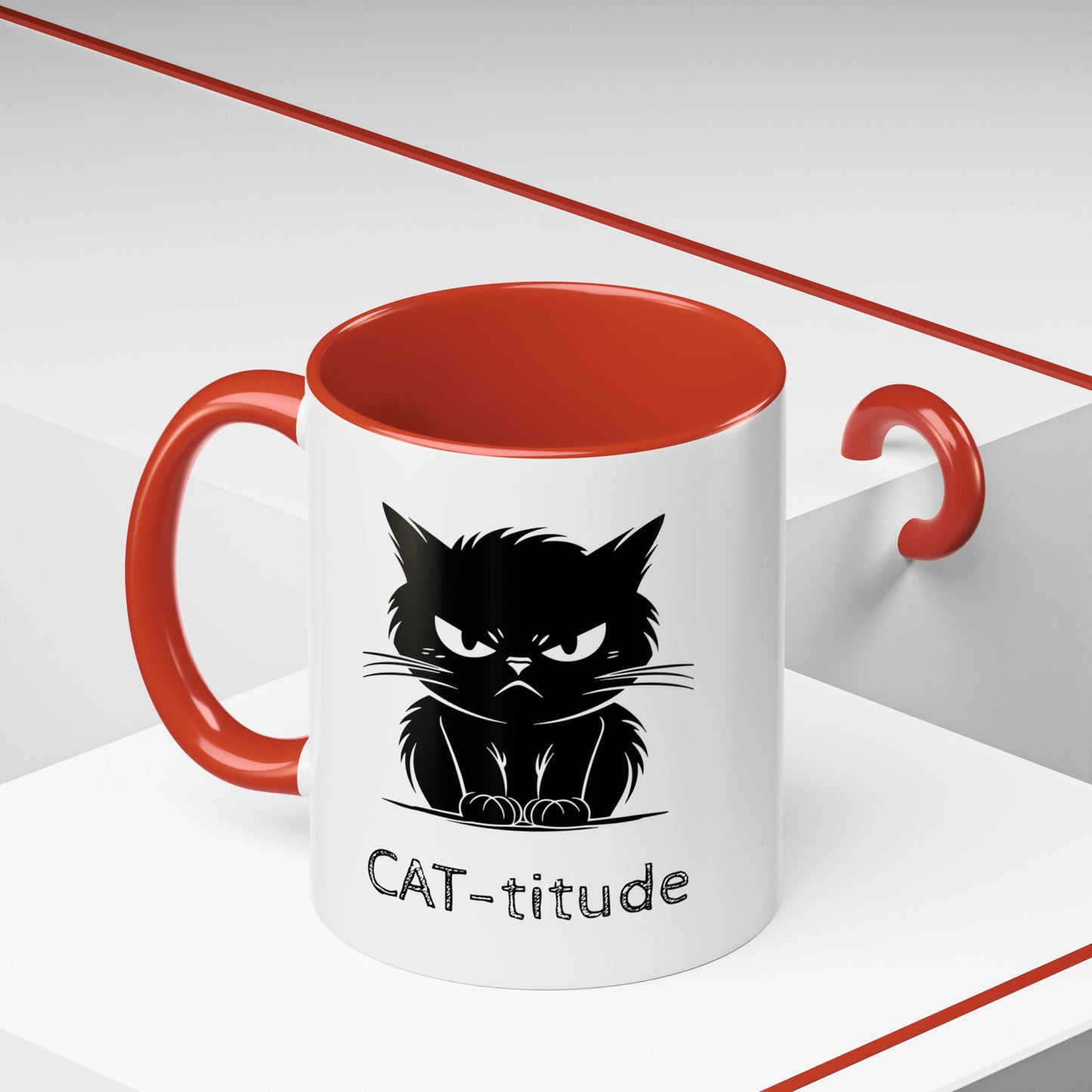 CAT-titude 2-Tone Coffee Mug