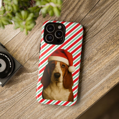 Santa Paws Basset iPhone Case