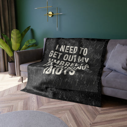 Dumbrella Crushed Velvet Blanket