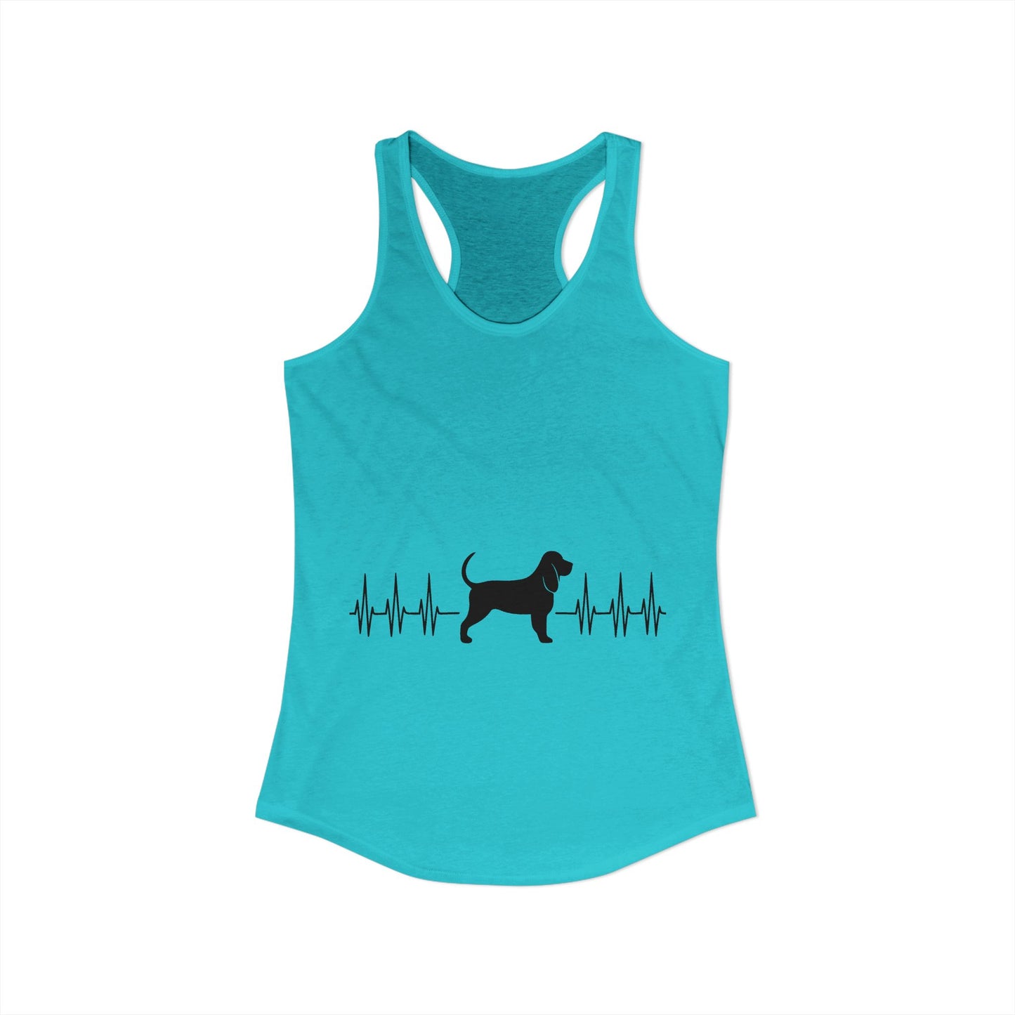 My Heart Beats For Bloodhounds Women's Racerback Tank