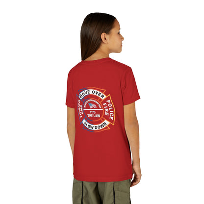 Let First Responders Live Youth Unisex Short Sleeve Crewneck Tee