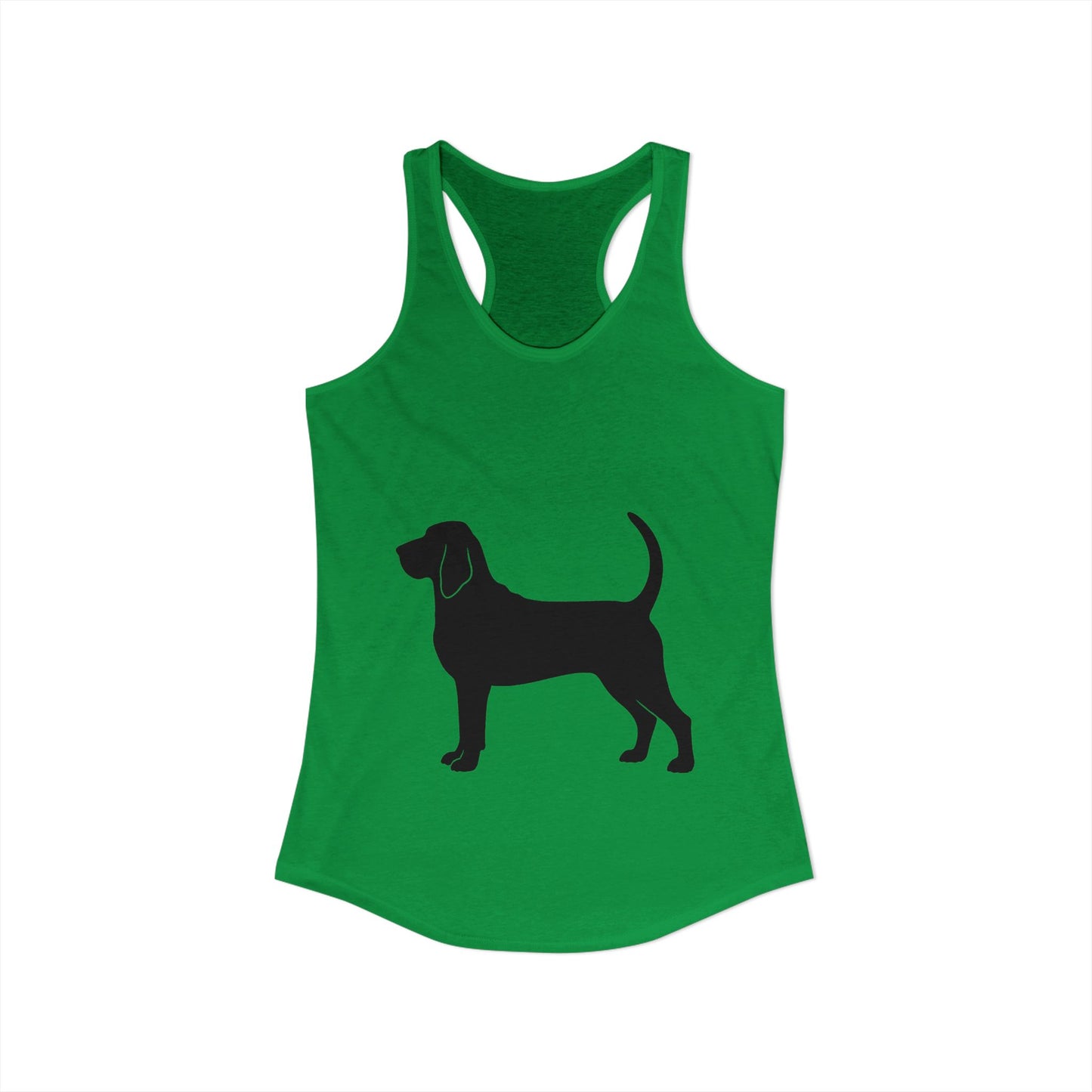 Bloodhound Silhouette Women's Racerback Tank
