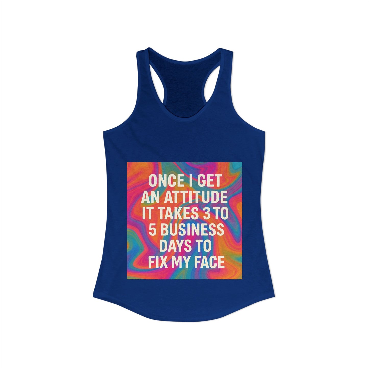 Fix My Face Women's Racerback Tank