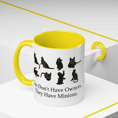 Cat Minions 2-Tone Coffee Mug