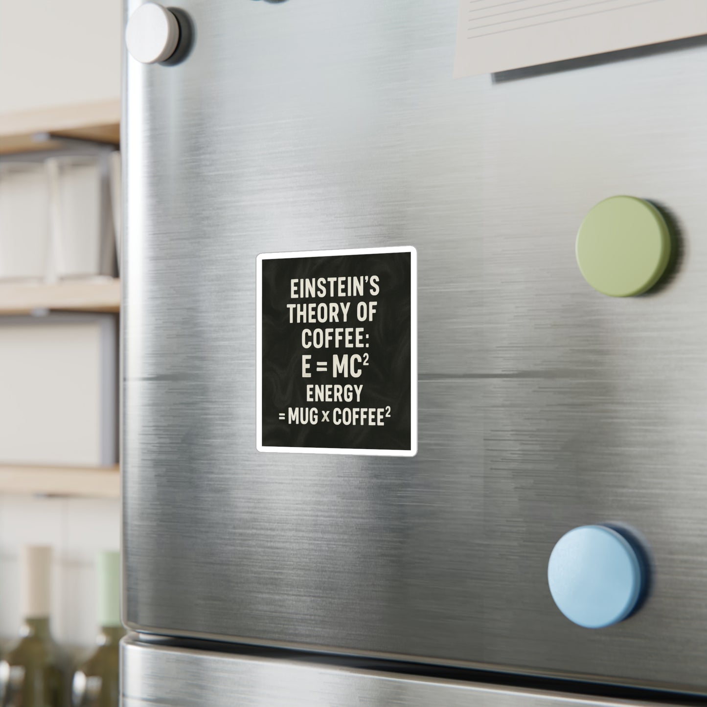 Einstein's Theory Of Coffee Vinyl Decal