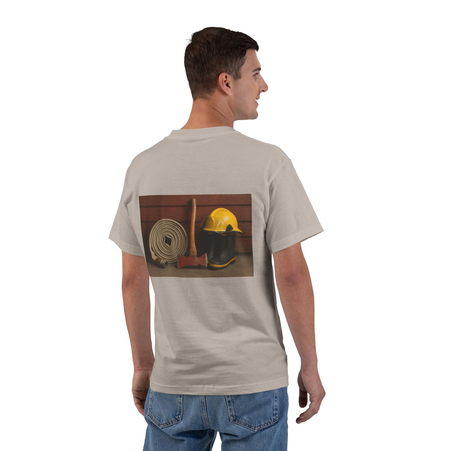 Fire/Rescue Appreciation Men's Short-Sleeve Crewneck Tee