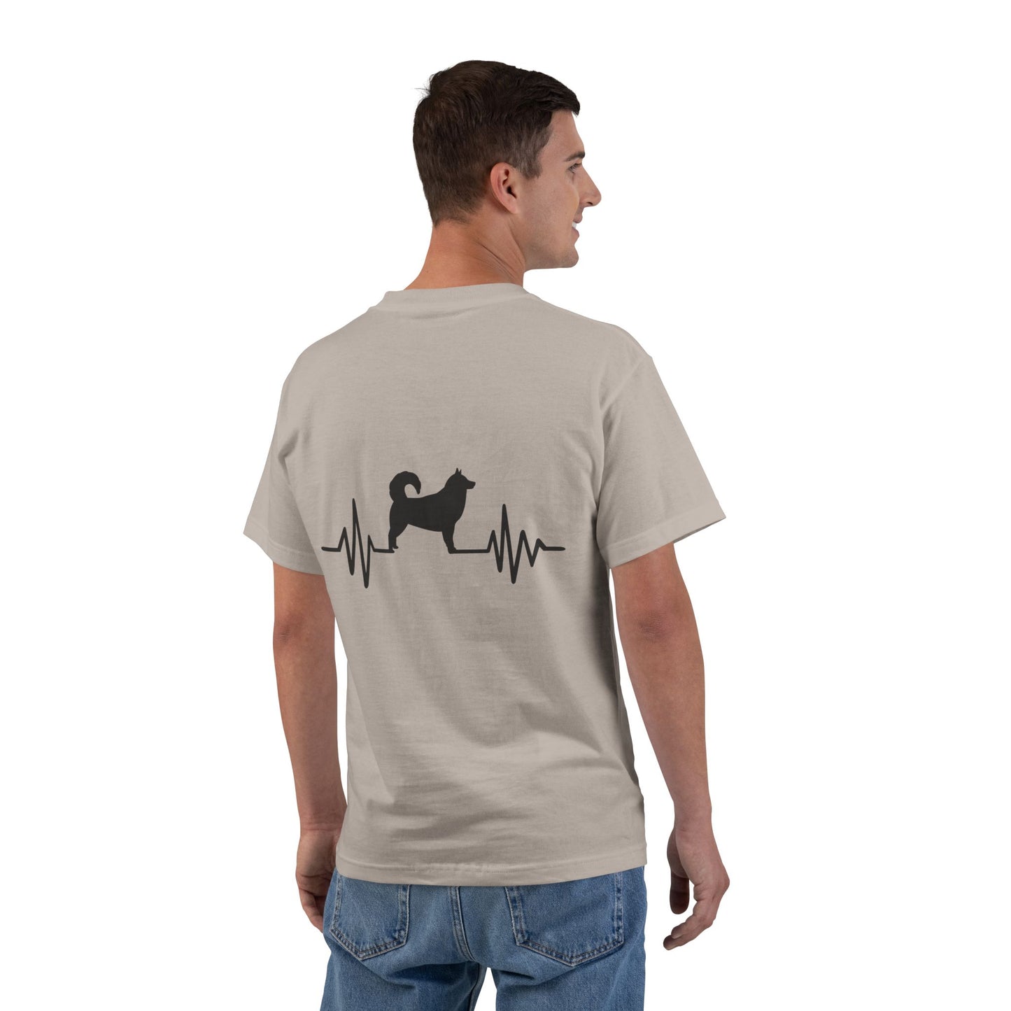 My Heart Beats For Malamutes Men's Short-Sleeve Crewneck Tee