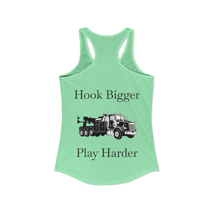 Hook Bigger Women's Racerback Tank