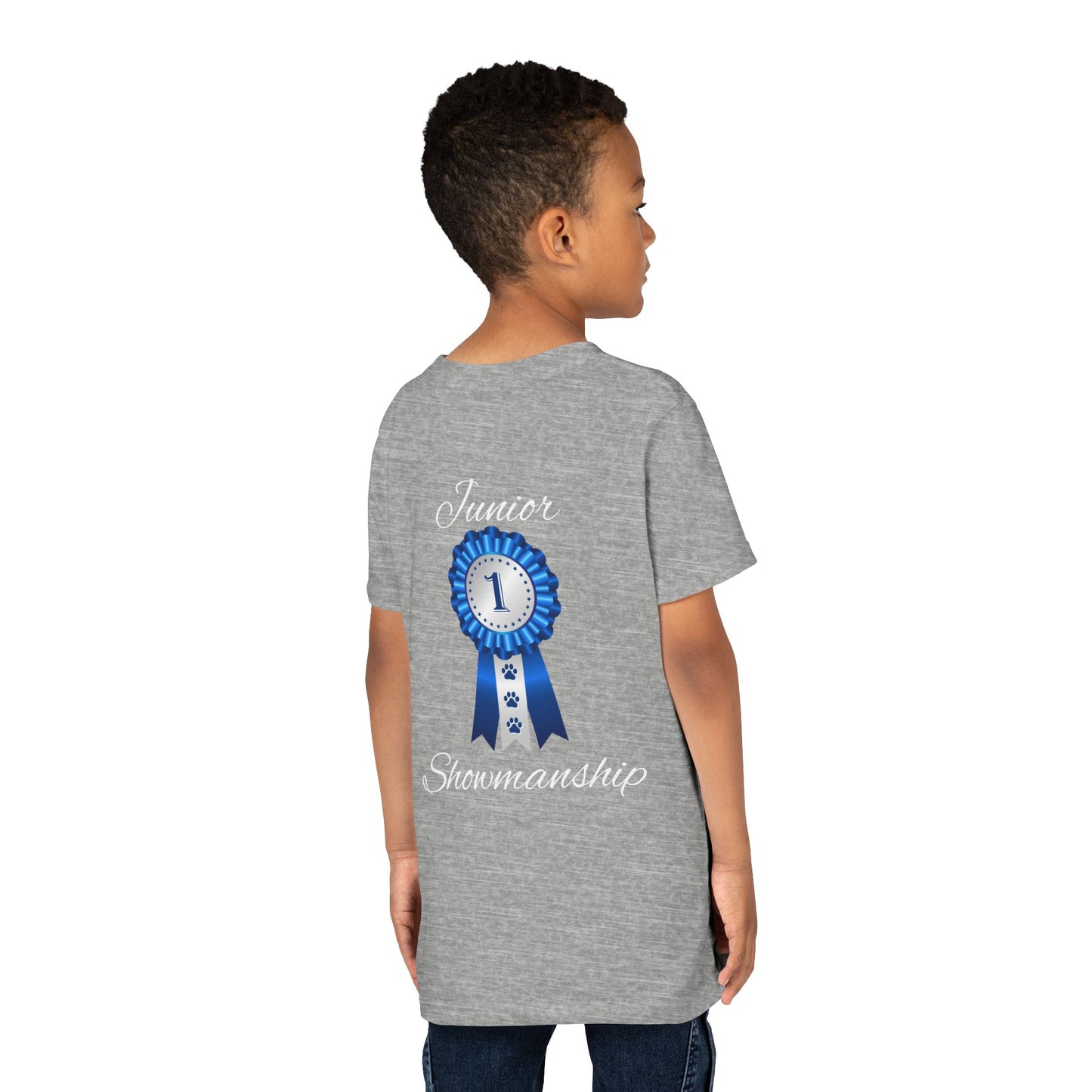 Junior Showmanship Youth Unisex Short Sleeve Crewneck Tee