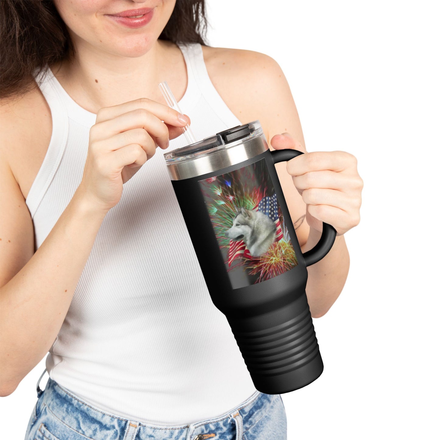 American Malamute Insulated Travel Mug