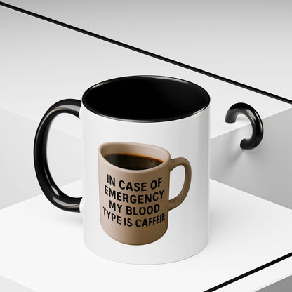 Blood Type 2-Tone Coffee Mug