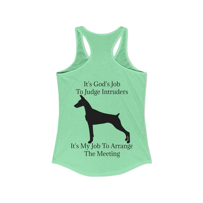 Arrange The Meeting Women's Racerback Tank