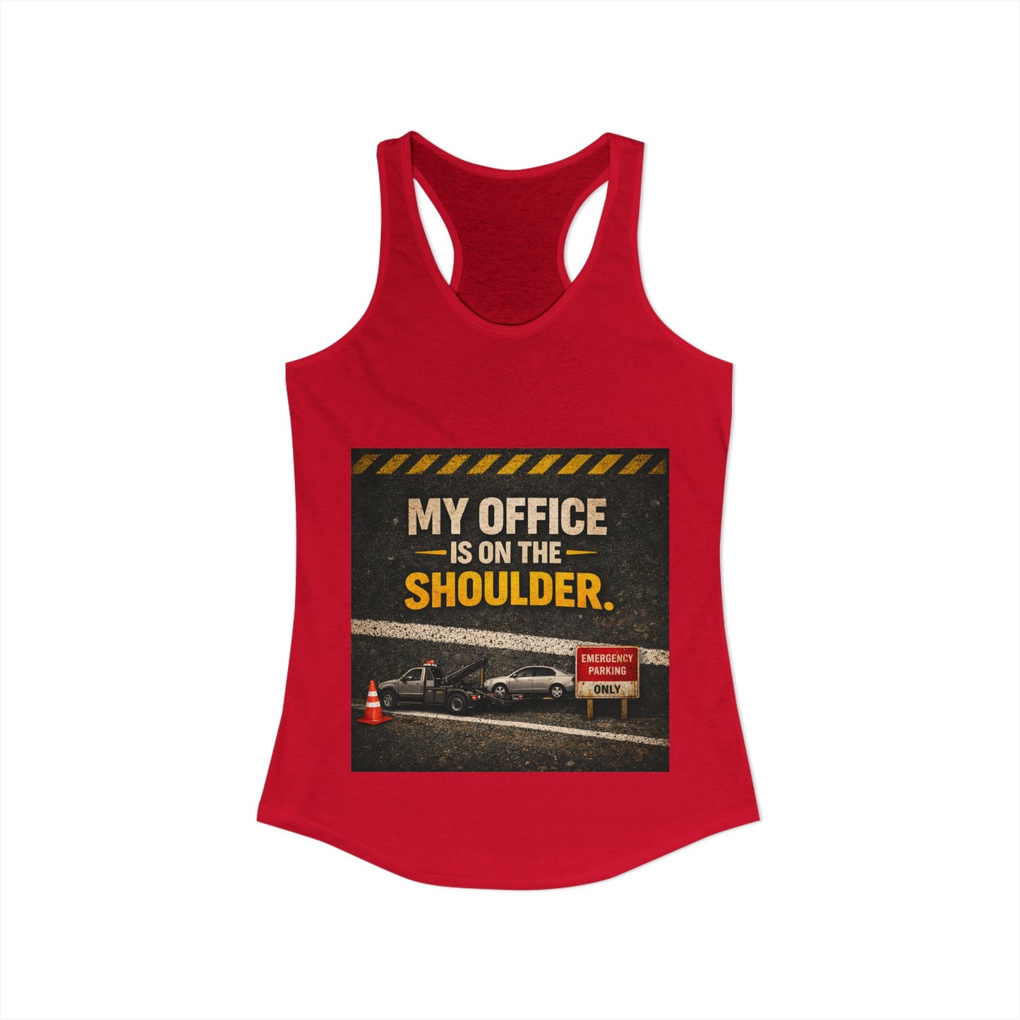 My Office Women's Racerback Tank