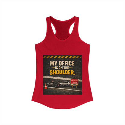 My Office Women's Racerback Tank