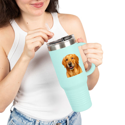 Golden Head Insulated Travel Mug