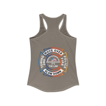 Let First Responders Live Women's Racerback Tank