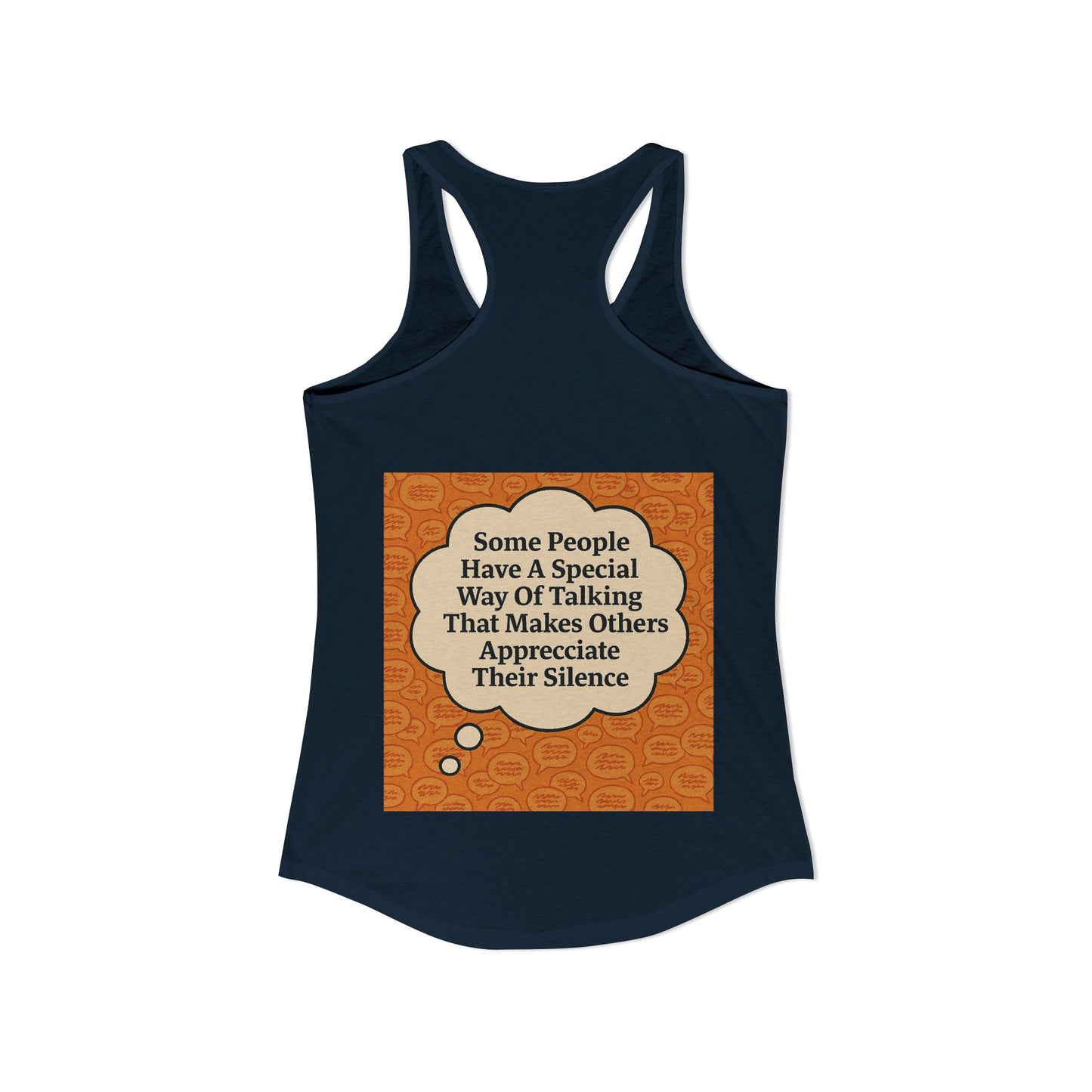 Special Way Of Talking Women's Racerback Tank