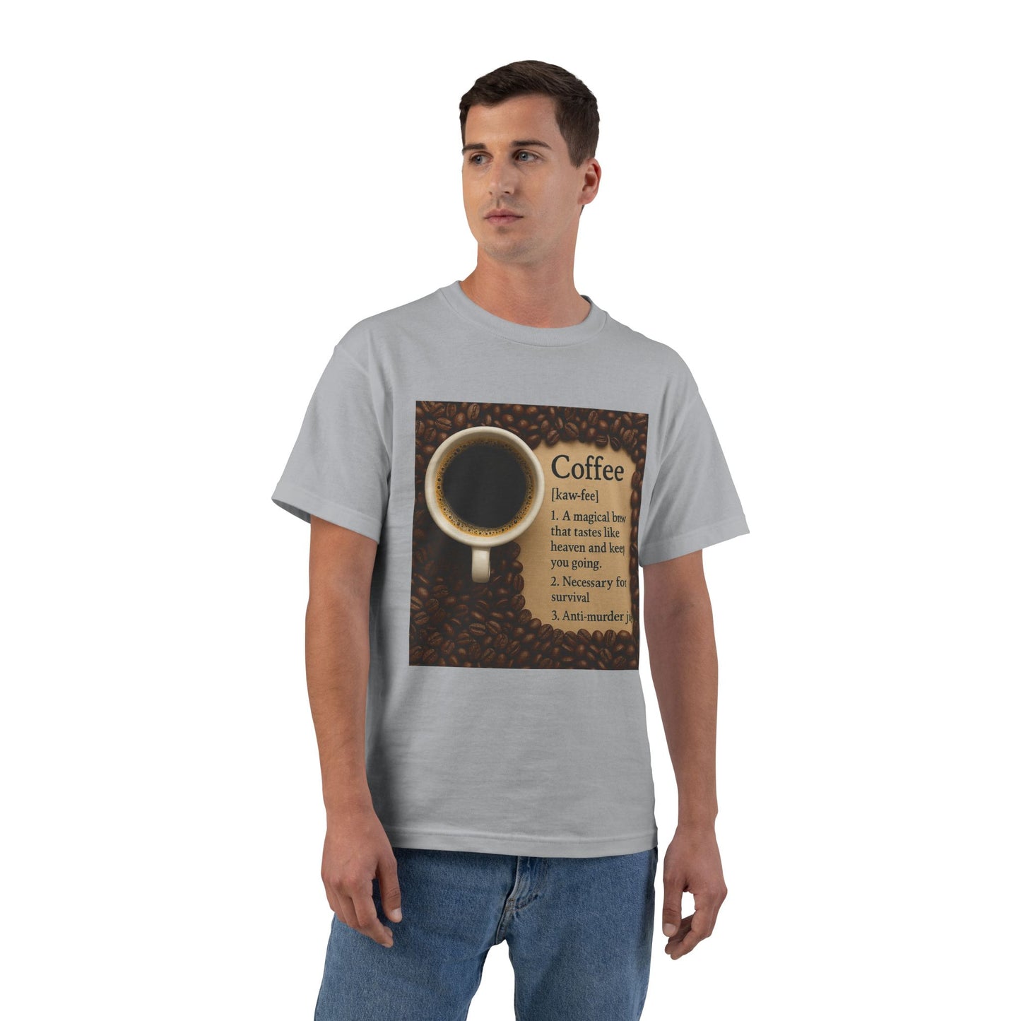 Coffee Definition Men's Short-Sleeve Crewneck Tee