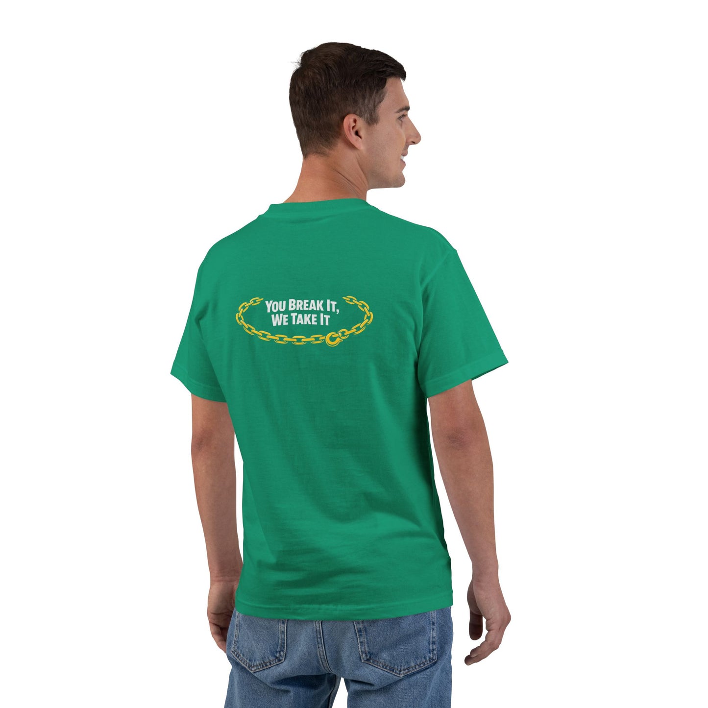 You Break It Men's Short-Sleeve Crewneck Tee