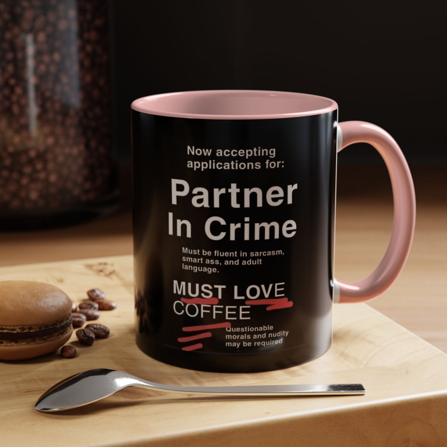 Partner In Crime 2-Tone Coffee Mug
