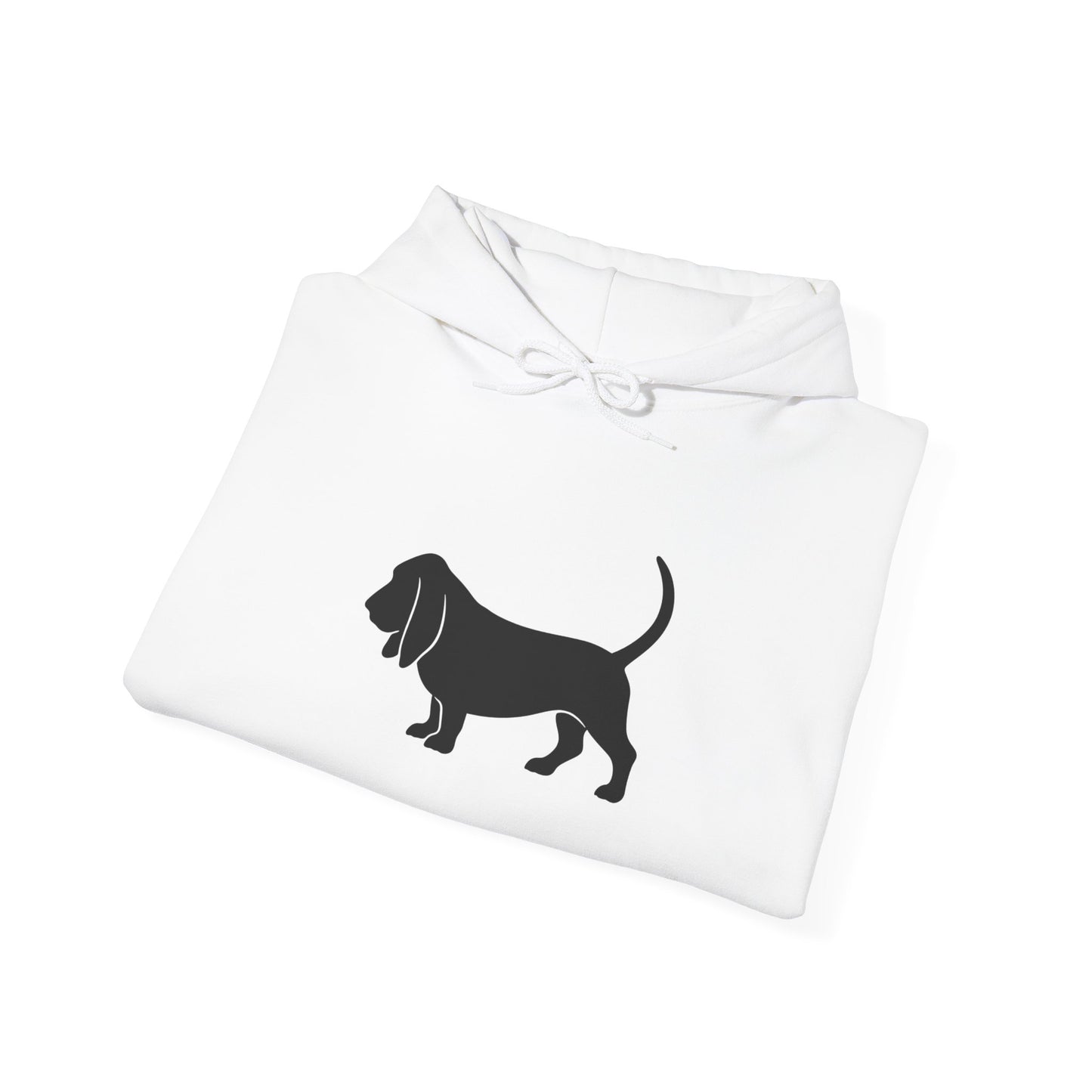 Basset Silhouette Unisex Hoodie