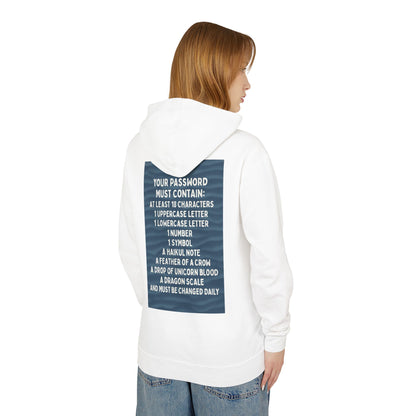 Password Unisex Lightweight Hoodie