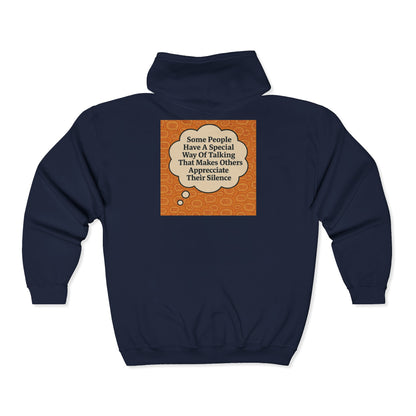 Special Way Of Talking Unisex Full Zip Hoodie